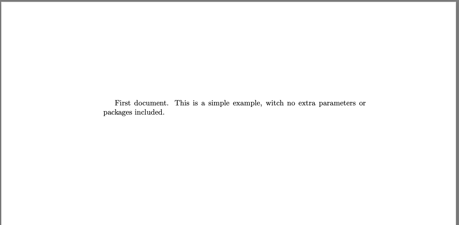 让我们从最简单的工作实例开始